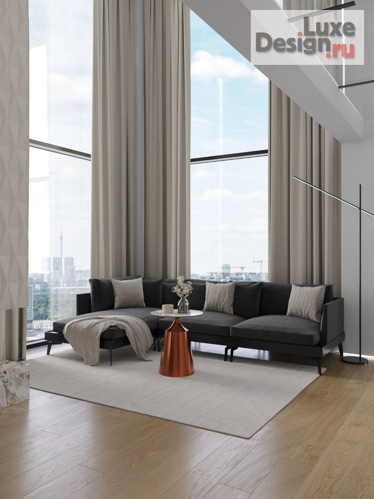 Дизайн интерьера апартаментов "Карамель с солью" (фото 7)