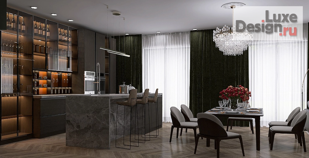 Дизайн интерьера частного дома "Отдых от суеты, Таунхаус в доме в Подмосковье для пары с ребенком." (фото 3) от дизайнера Гришина Юлия Дизайн интерьера частного дома "Отдых от суеты, Таунхаус в доме в Подмосковье для пары с ребенком." (фото 3)