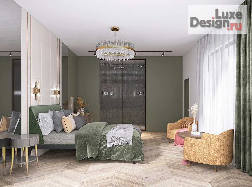 Дизайн интерьера частного дома "Отдых от суеты, Таунхаус в доме в Подмосковье для пары с ребенком." (фото 7) от дизайнера Гришина Юлия Дизайн интерьера частного дома "Отдых от суеты, Таунхаус в доме в Подмосковье для пары с ребенком." (фото 7)