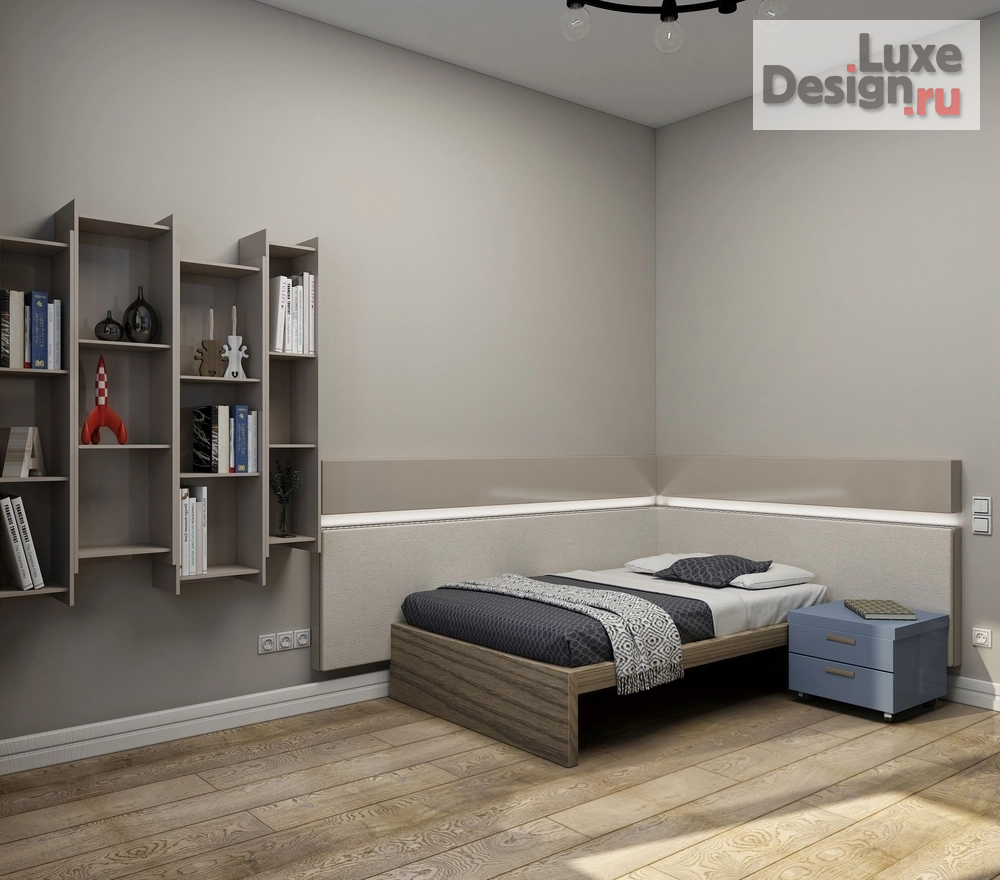 Дизайн интерьера четырехкомнатной квартиры "Современный комфорт" (фото 7)