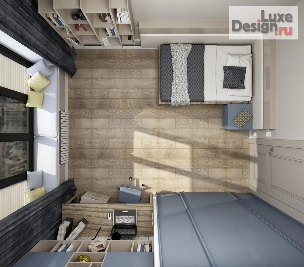 Дизайн интерьера четырехкомнатной квартиры "Современный комфорт" (фото 9)