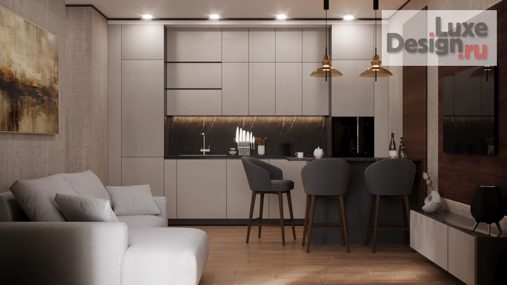 Дизайн интерьера двухкомнатной квартиры "Квартира на Сакко и Ванцетти" (фото 14)