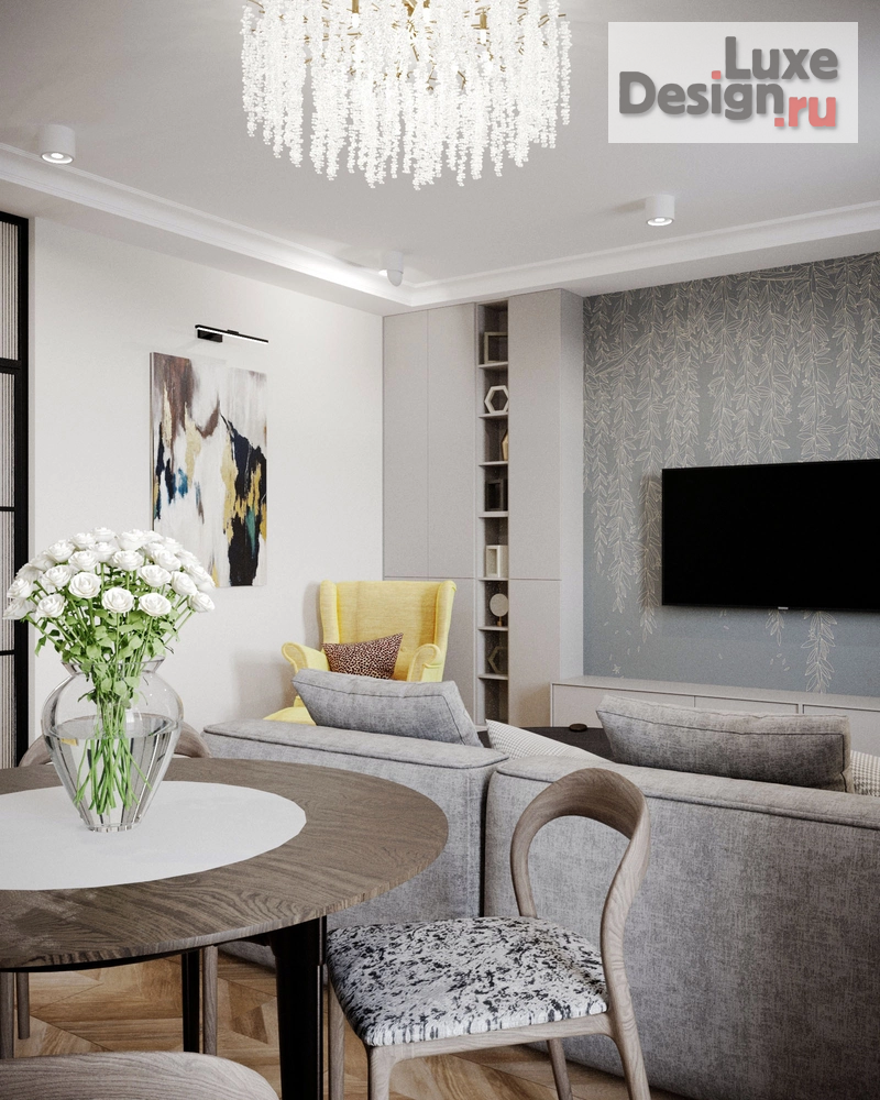 Дизайн интерьера трехкомнатной квартиры "Серебренниковская" (фото 10)