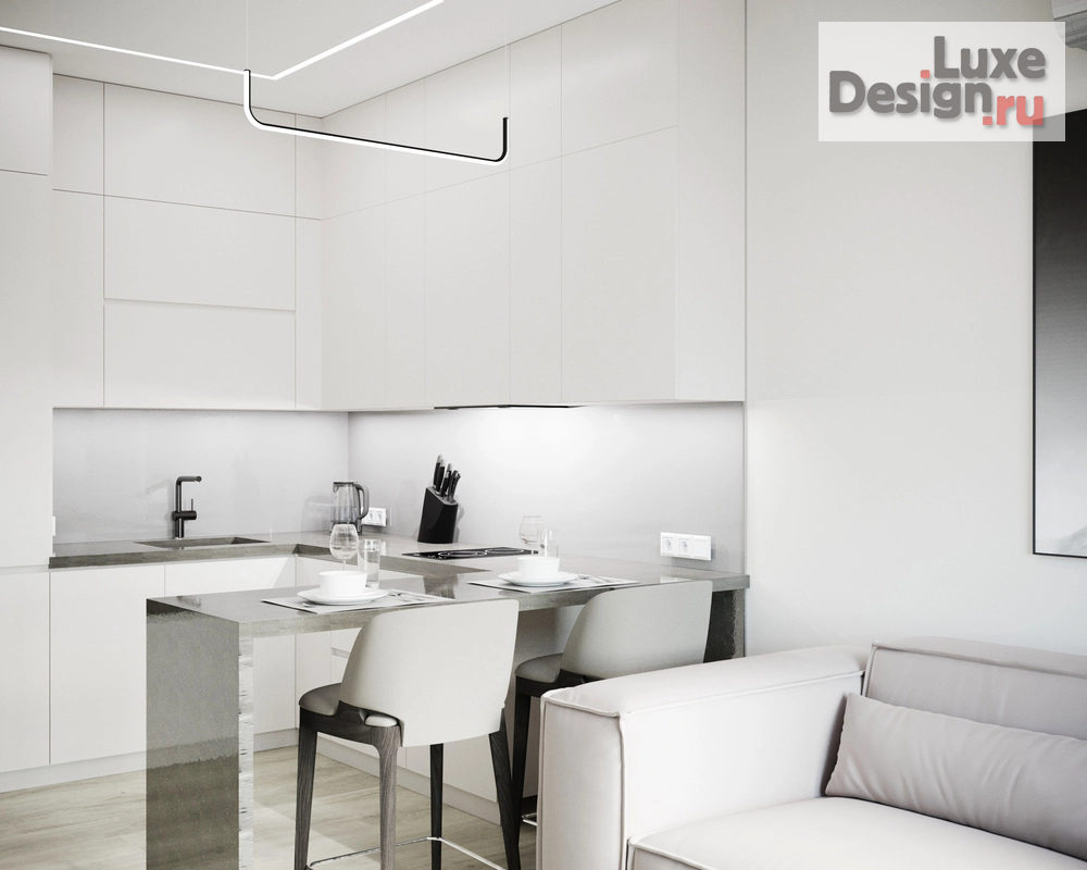 Дизайн интерьера однокомнатной квартиры "ЖК Наследие" (фото 12)