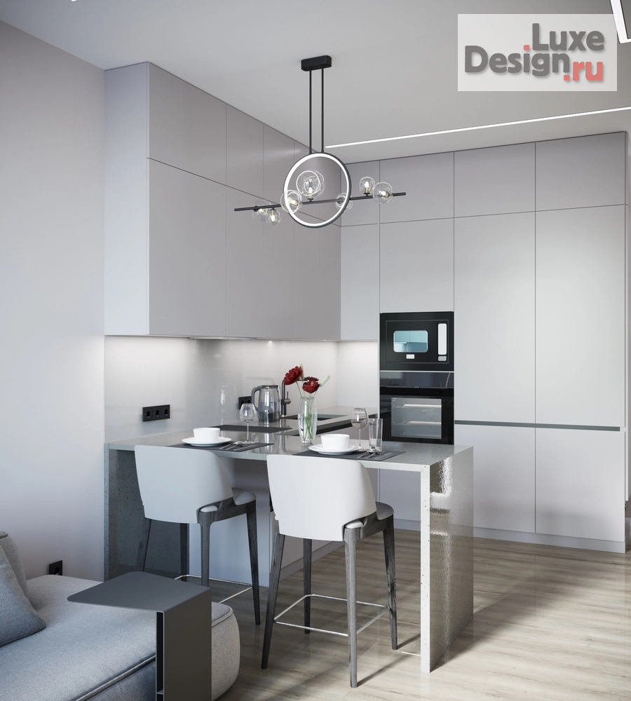 Дизайн интерьера однокомнатной квартиры "ЖК Наследие 2" (фото 12)