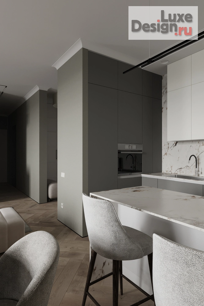 Дизайн интерьера трехкомнатной квартиры "ЖК Тайм Сквер " (фото 21)