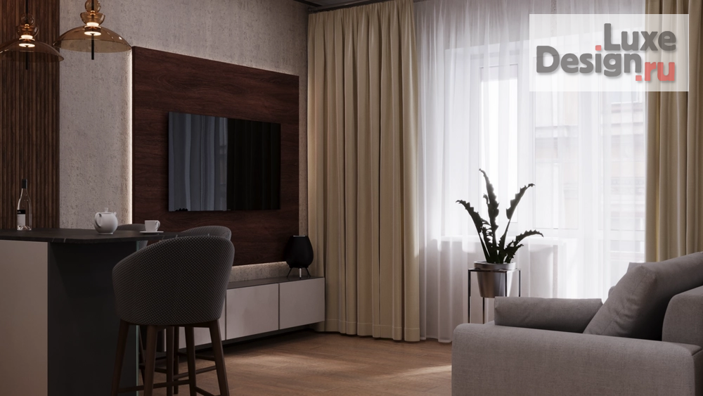 Дизайн интерьера двухкомнатной квартиры "Квартира на Сакко и Ванцетти" (фото 16)