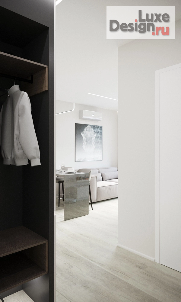 Дизайн интерьера однокомнатной квартиры "ЖК Наследие" (фото 15)