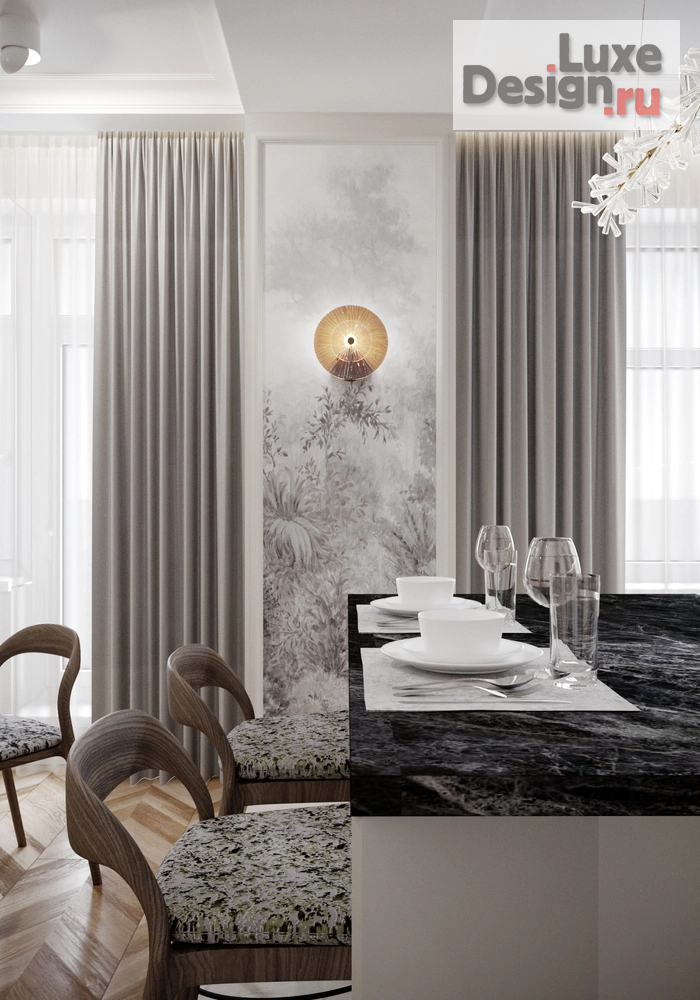 Дизайн интерьера трехкомнатной квартиры "Серебренниковская" (фото 15)