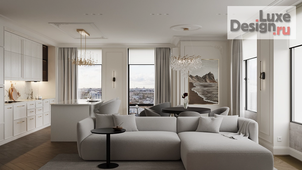 Дизайн интерьера трехкомнатной квартиры "Дизайн интерьера" (фото 10)