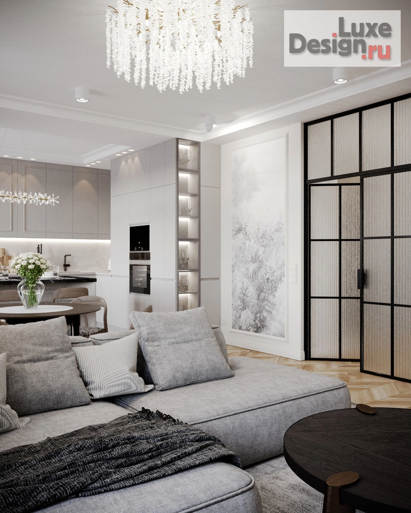 Дизайн интерьера трехкомнатной квартиры "Серебренниковская" (фото 16)