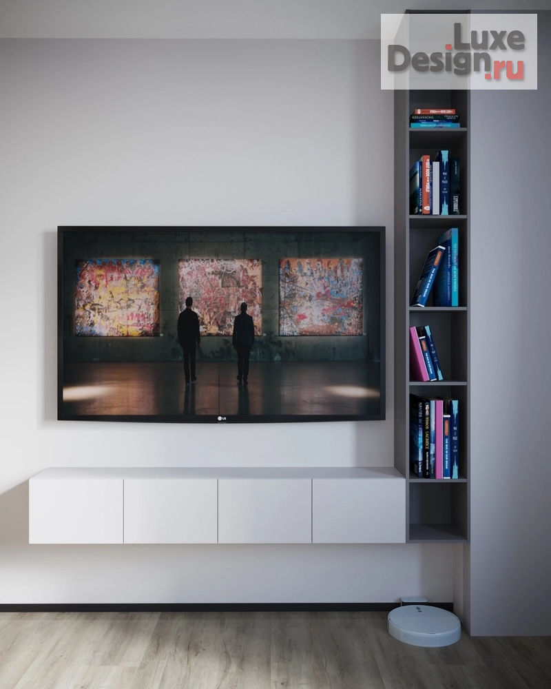 Дизайн интерьера однокомнатной квартиры "ЖК Наследие 2" (фото 2)