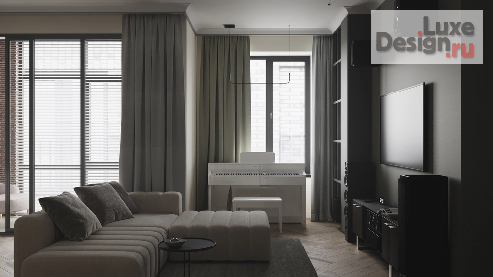 Дизайн интерьера трехкомнатной квартиры "ЖК Тайм Сквер " (фото 15)