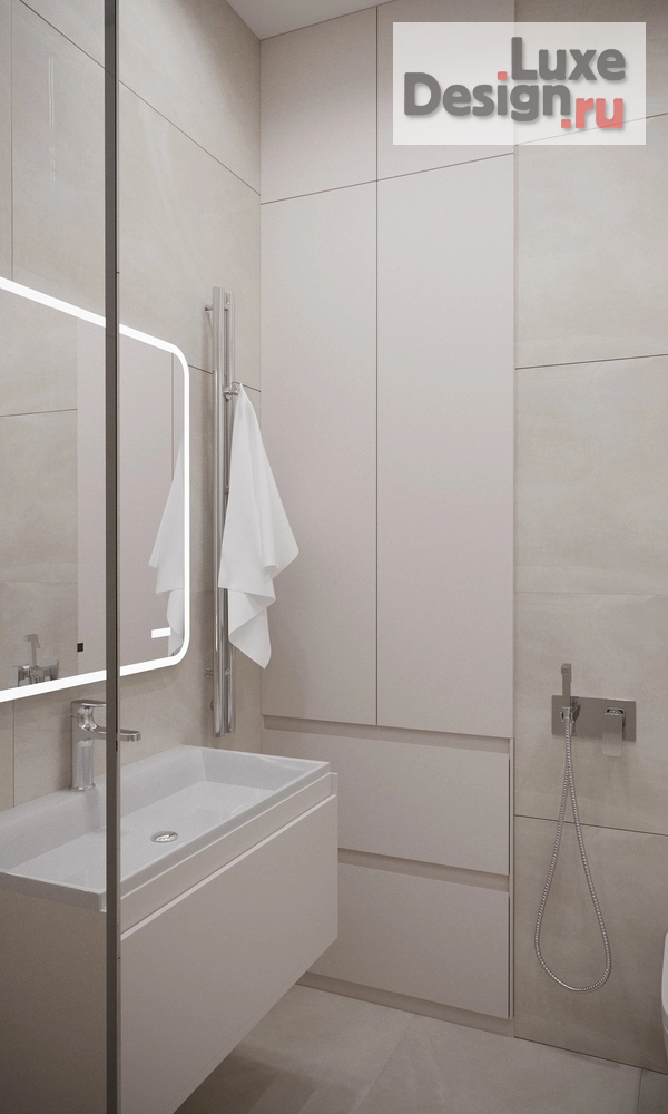 Дизайн интерьера однокомнатной квартиры "ЖК Наследие" (фото 30)