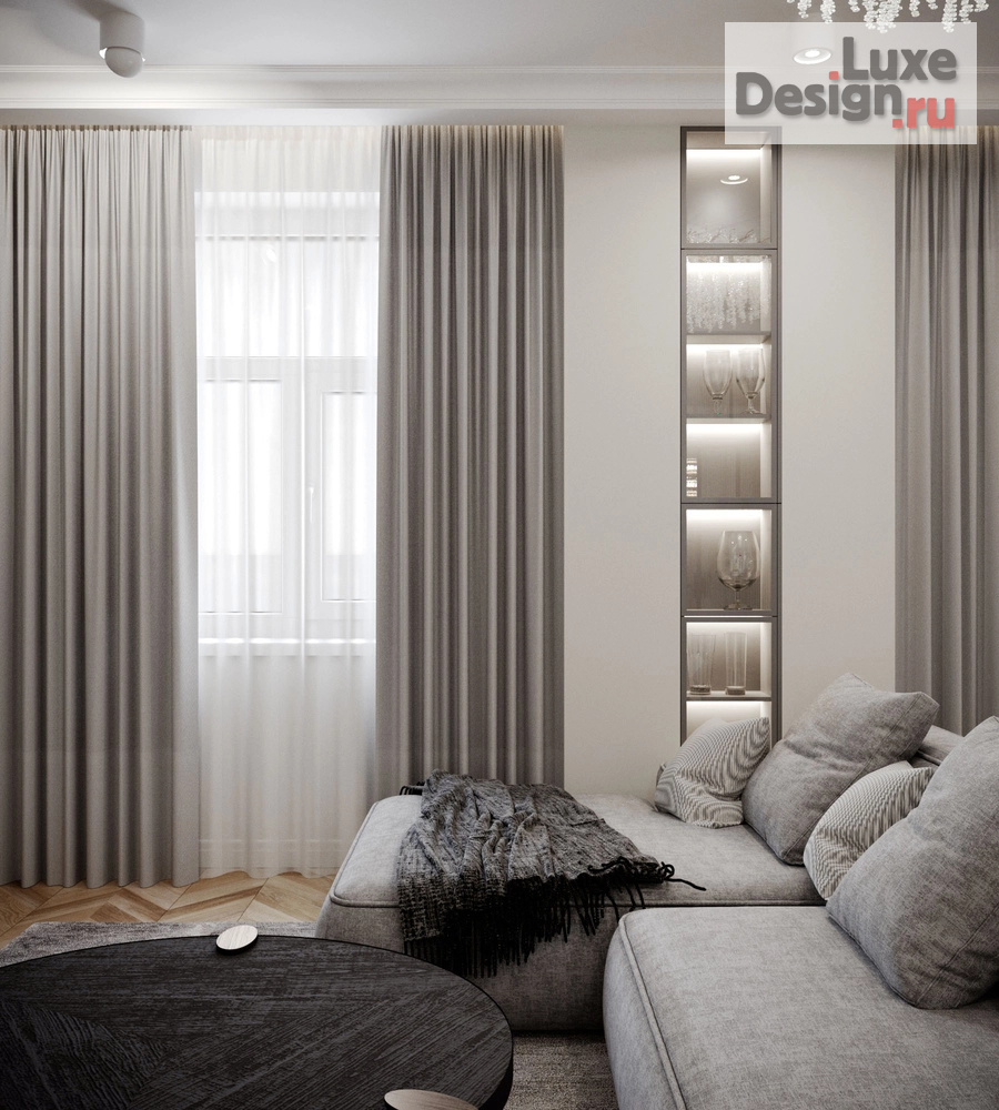 Дизайн интерьера трехкомнатной квартиры "Серебренниковская" (фото 34)