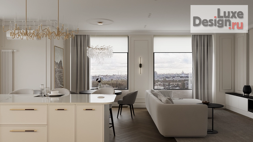 Дизайн интерьера трехкомнатной квартиры "Дизайн интерьера" (фото 3)