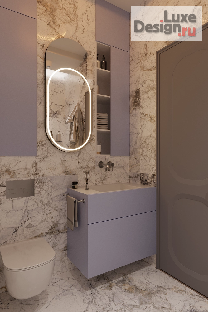 Дизайн интерьера трехкомнатной квартиры "ЖК Тайм Сквер " (фото 6)