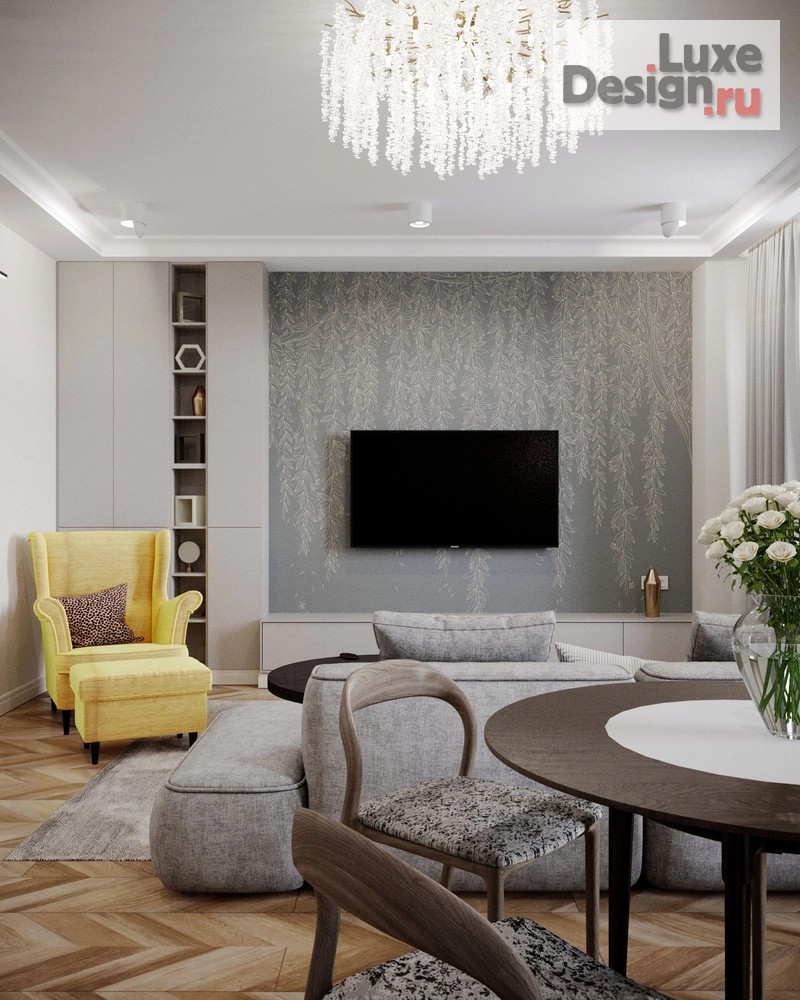 Дизайн интерьера трехкомнатной квартиры "Серебренниковская" (фото 9)