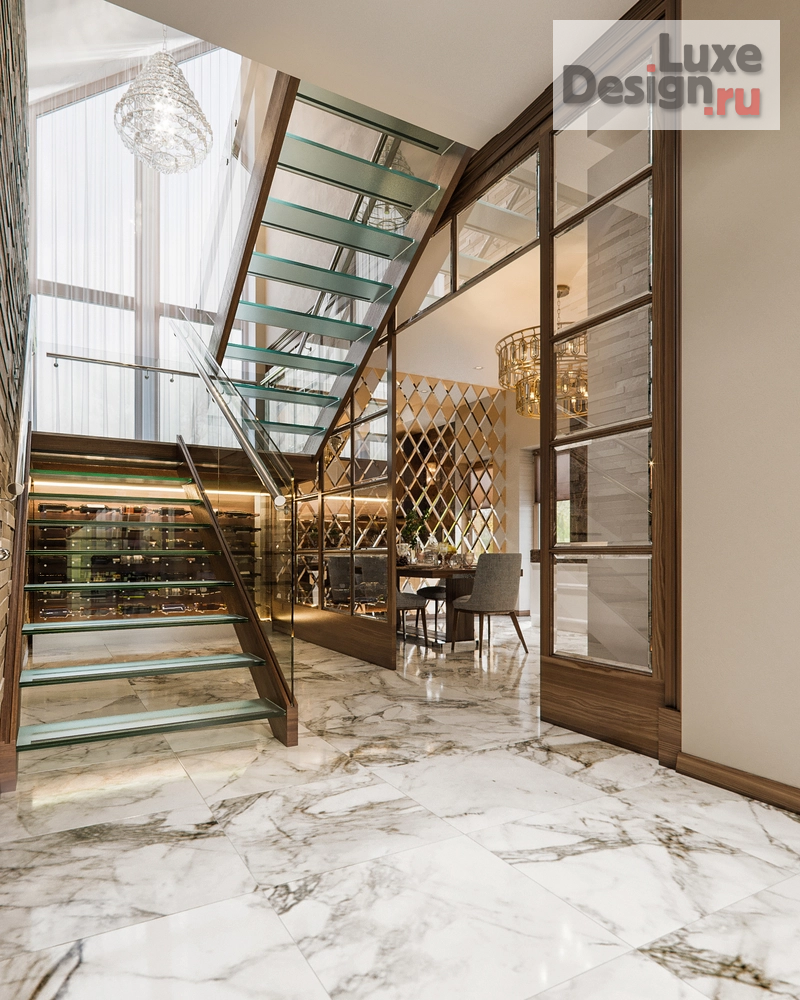 Дизайн интерьера коттеджа "Коттедж в Петергофе" (фото 6)