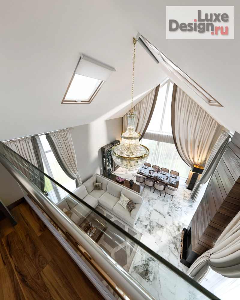 Дизайн интерьера коттеджа "Коттедж в Петергофе" (фото 3)