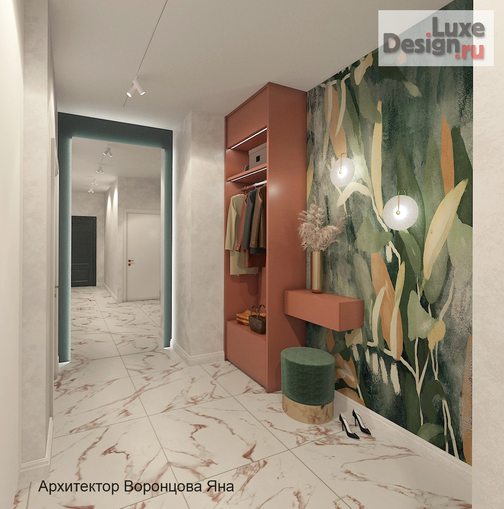 Дизайн интерьера трехкомнатной квартиры "ЖК «Onyx Deluxe»" (фото 5)