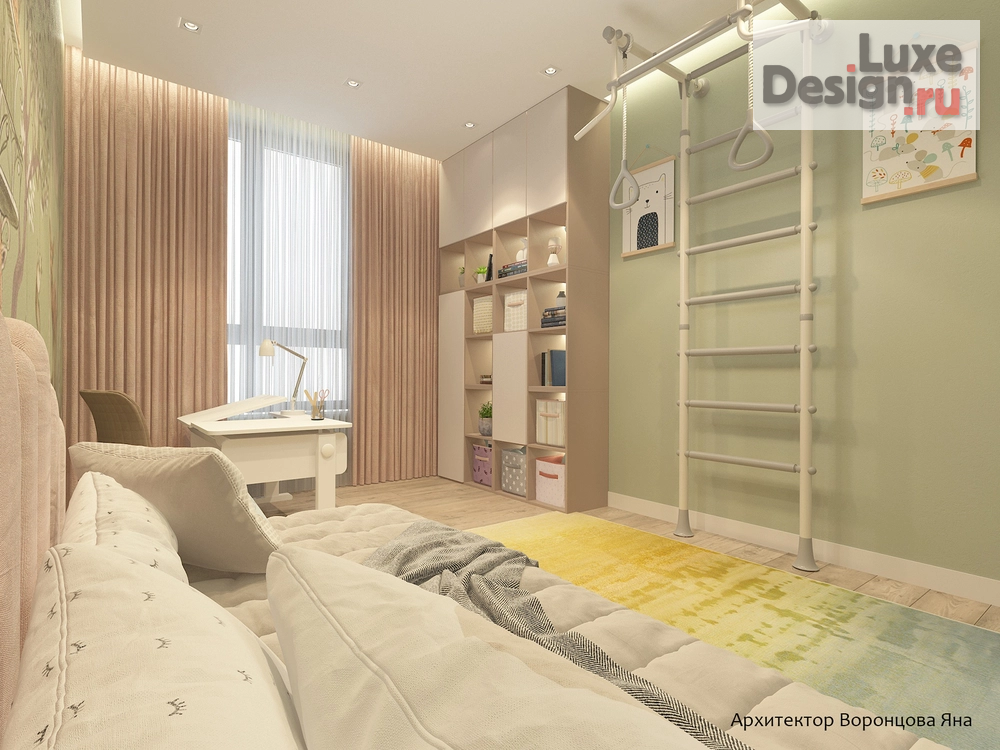 Дизайн интерьера трехкомнатной квартиры "ЖК Зиларт" (фото 7)