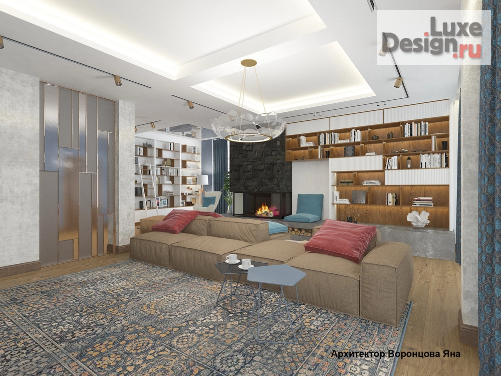 Дизайн интерьера частного дома "Загородный дом" (фото 3)