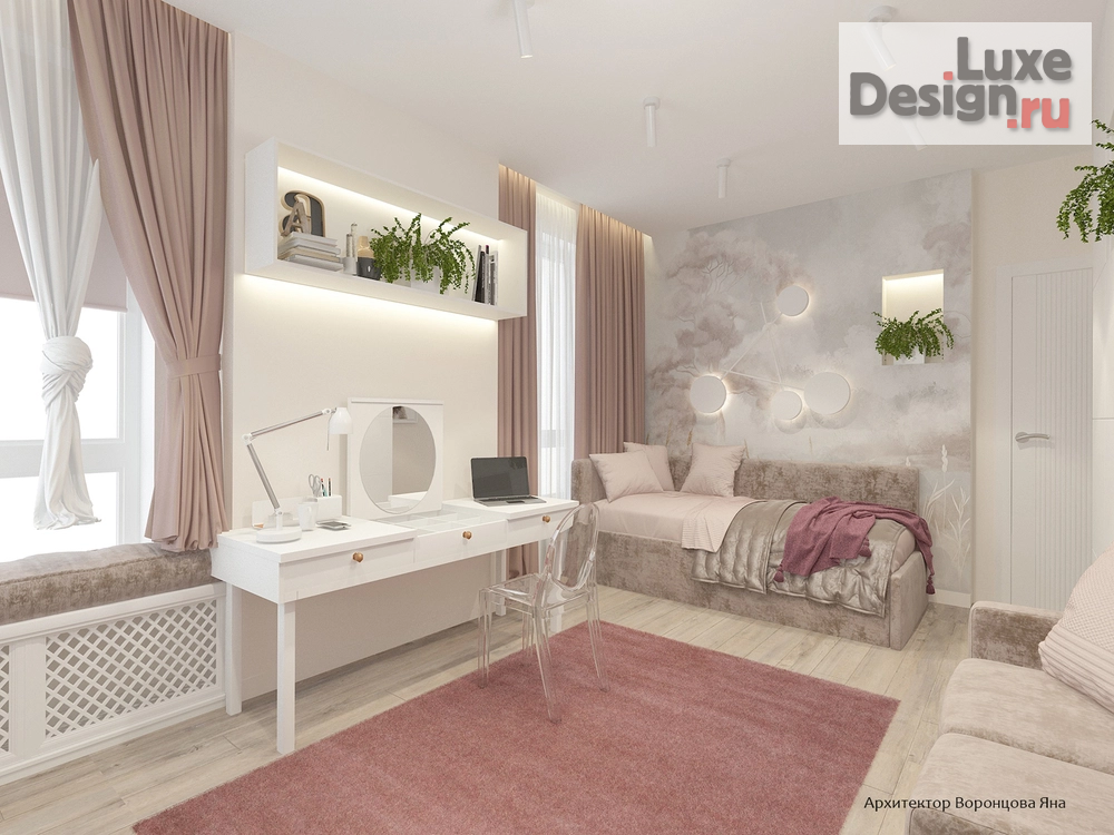 Дизайн интерьера четырехкомнатной квартиры "дизайн-проект в ЖК Холланд парк" (фото 7)