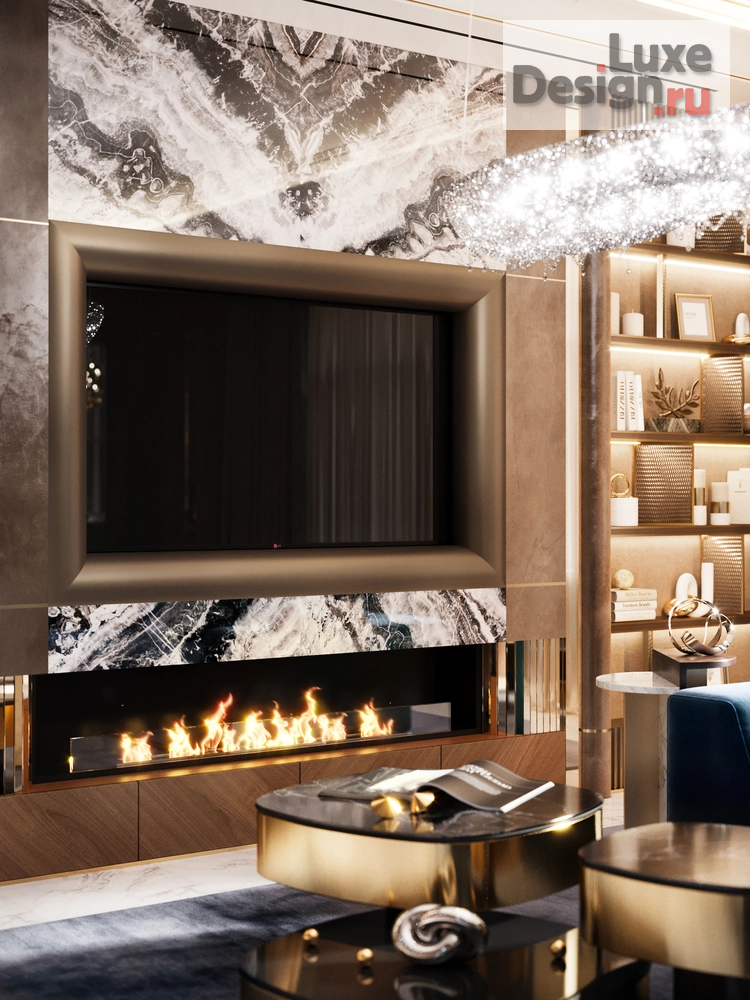 Дизайн интерьера частного дома "КП Онегино | Гостиная" (фото 5)