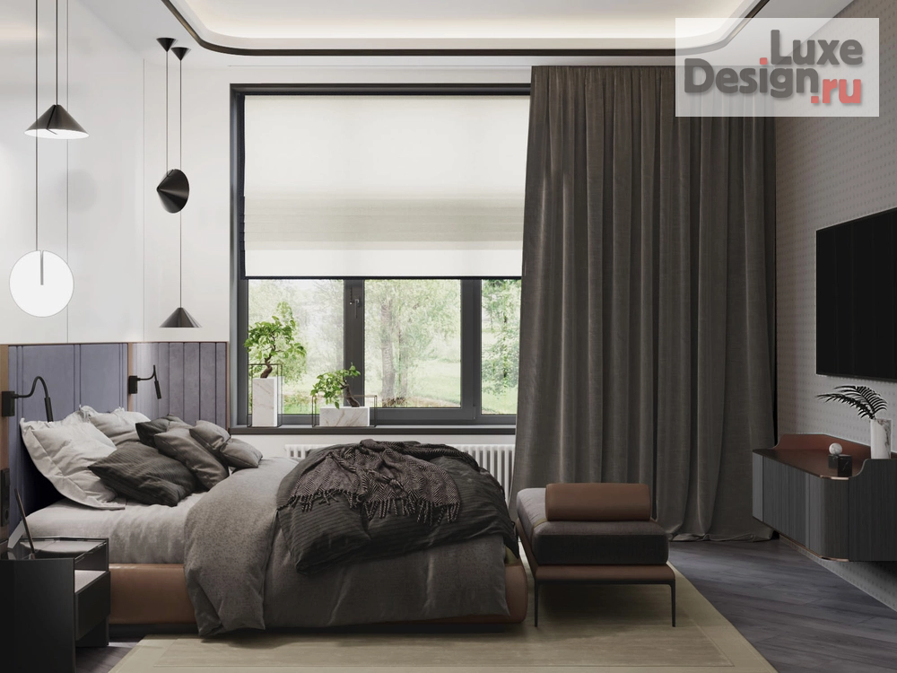 Дизайн интерьера спальни "ЖК Суббота | Квартира | Спальня" (фото 5)