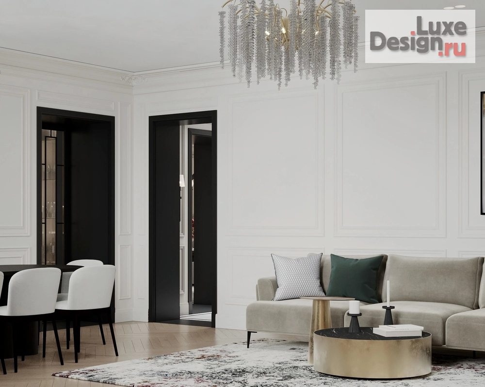 Дизайн интерьера загородного дома "Дом для семьи в Волоколамске" (фото 15) от дизайнера Меркулова Анастасия Дизайн интерьера загородного дома "Дом для семьи в Волоколамске" (фото 15)