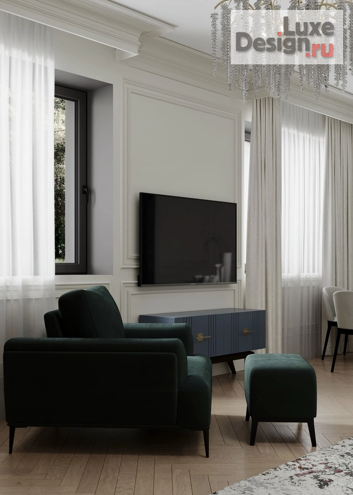 Дизайн интерьера загородного дома "Дом для семьи в Волоколамске" (фото 12) от дизайнера Меркулова Анастасия Дизайн интерьера загородного дома "Дом для семьи в Волоколамске" (фото 12)