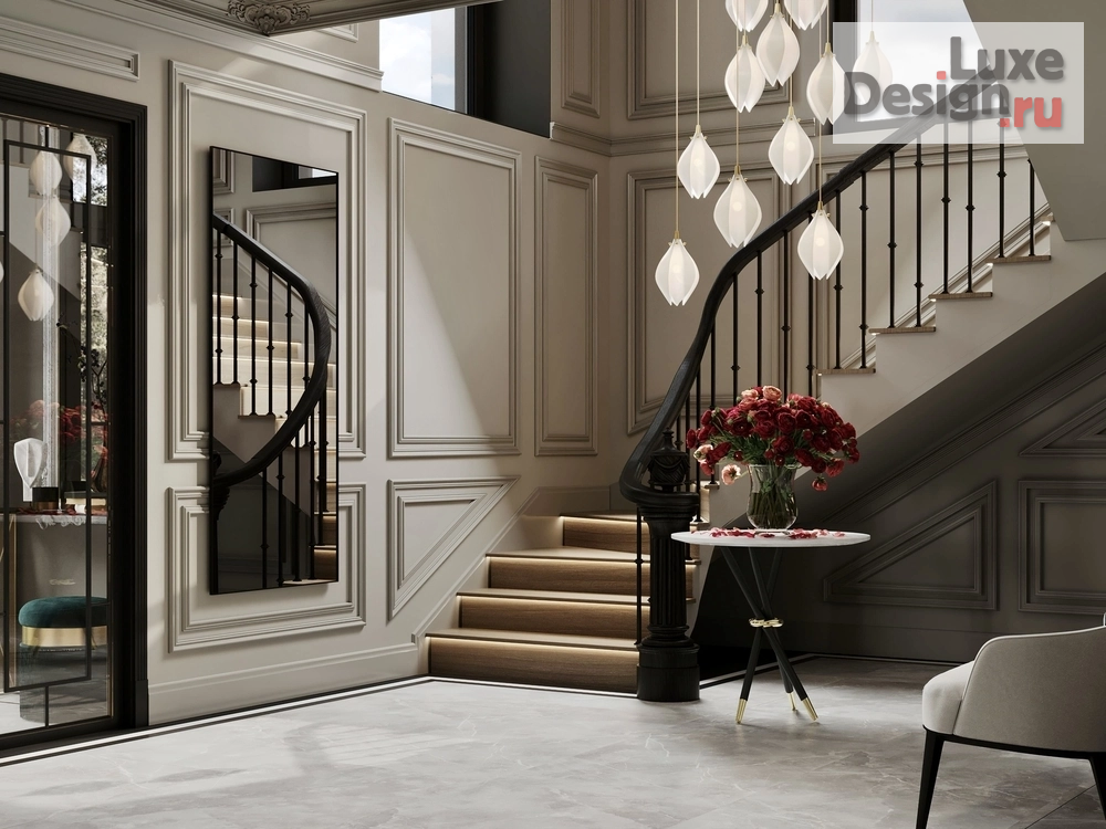 Дизайн интерьера загородного дома "Дом для семьи в Волоколамске" (фото 49) от дизайнера Меркулова Анастасия Дизайн интерьера загородного дома "Дом для семьи в Волоколамске" (фото 49)