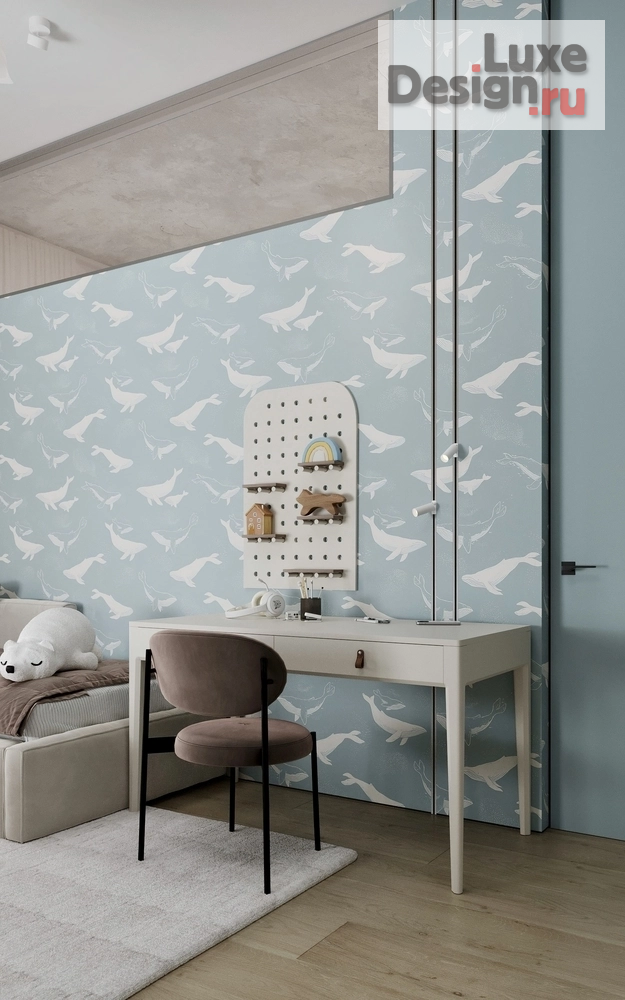 Дизайн интерьера четырехкомнатной квартиры "ЖК "Событие" для семьи с 4 детьми" (фото 77)