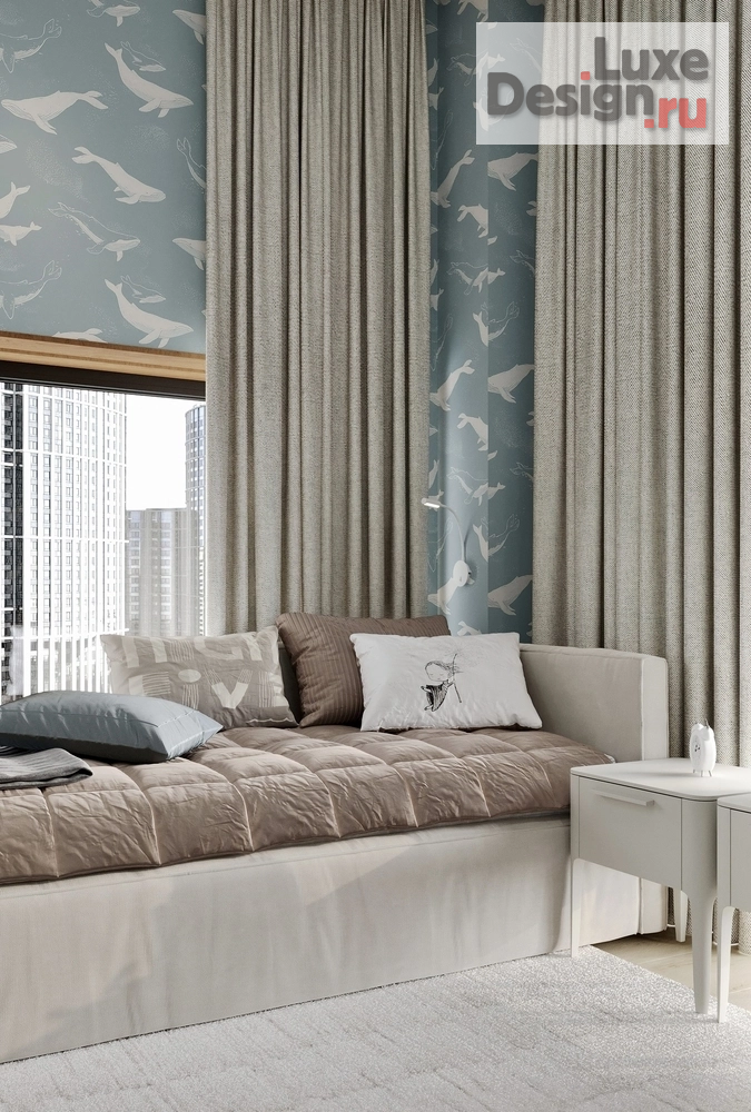 Дизайн интерьера четырехкомнатной квартиры "ЖК "Событие" для семьи с 4 детьми" (фото 71)