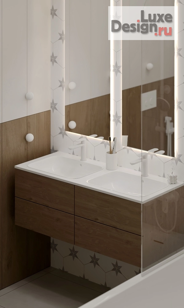 Дизайн интерьера четырехкомнатной квартиры "ЖК "Событие" для семьи с 4 детьми" (фото 49)