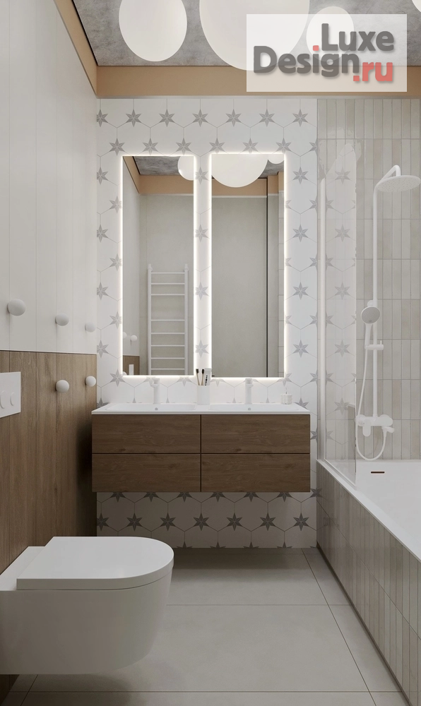 Дизайн интерьера четырехкомнатной квартиры "ЖК "Событие" для семьи с 4 детьми" (фото 46)