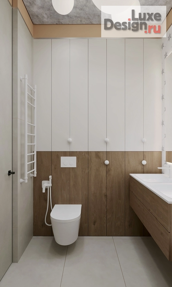 Дизайн интерьера четырехкомнатной квартиры "ЖК "Событие" для семьи с 4 детьми" (фото 44)