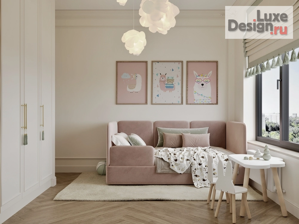 Дизайн интерьера трехкомнатной квартиры "ЖК "Level Нагатинская" для семьи с ребенком" (фото 32)