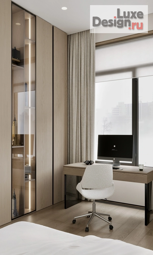 Дизайн интерьера четырехкомнатной квартиры "ЖК "Символ" для семьи с 3 детьми " (фото 41)