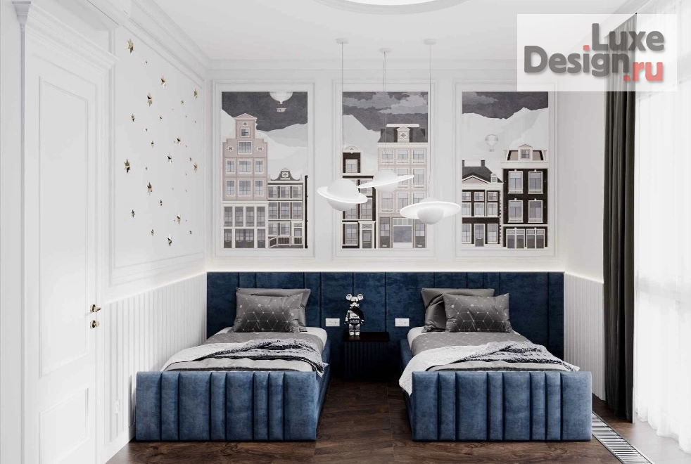 Дизайн интерьера четырехкомнатной квартиры "Life-Кутузовский " (фото 11)