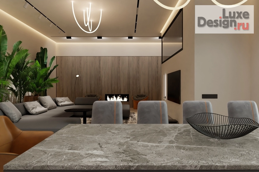 Дизайн интерьера частного дома "Частный дом, перепланированный из квартиры (140 кв.м.)" (фото 10)