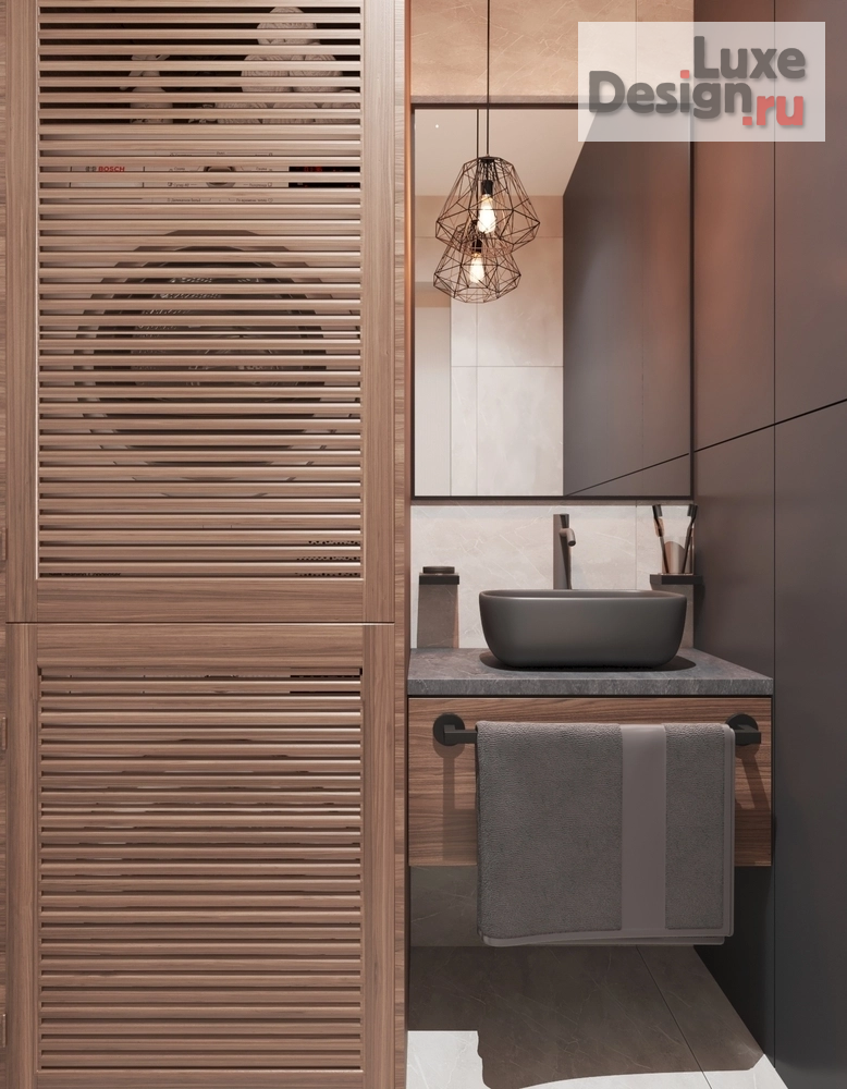 Дизайн интерьера ванной "Ванный комнаты, душевые и с/у" (фото 20)