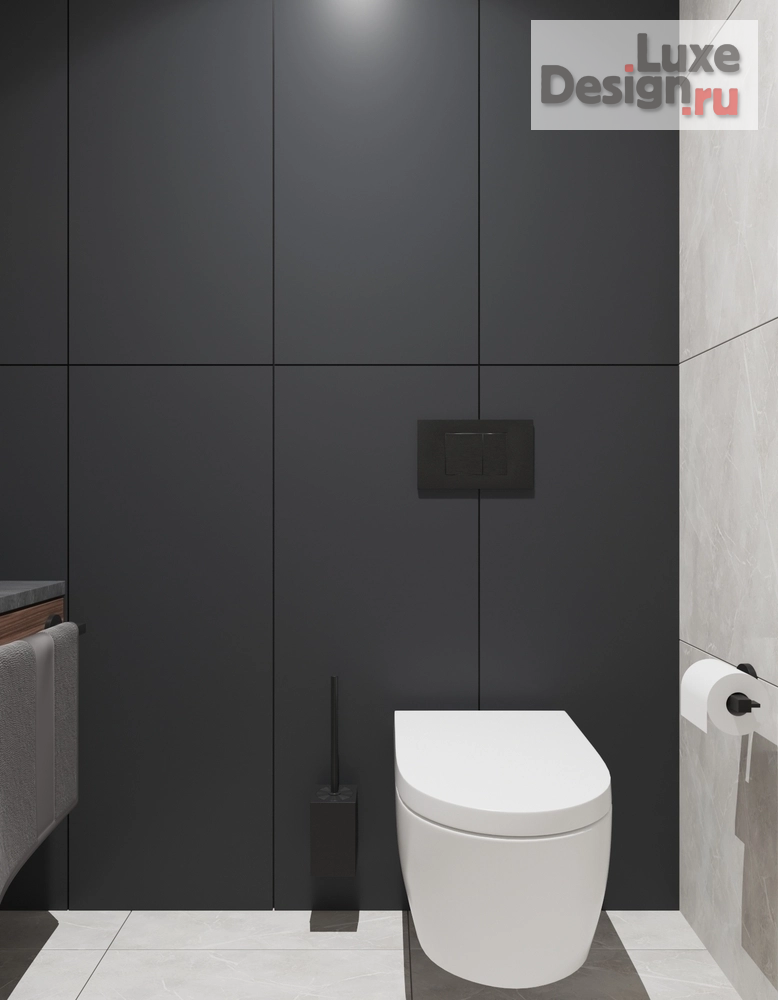 Дизайн интерьера ванной "Ванный комнаты, душевые и с/у" (фото 21)