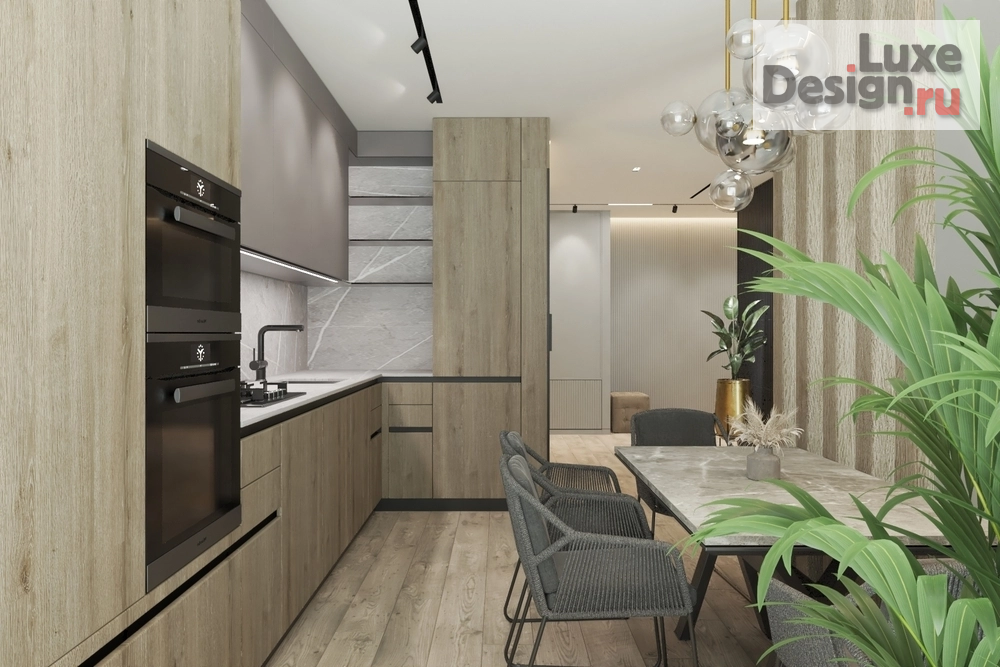 Дизайн интерьера квартиры студии "Квартира-студия в новостройке для молодой семьи" (фото 11)