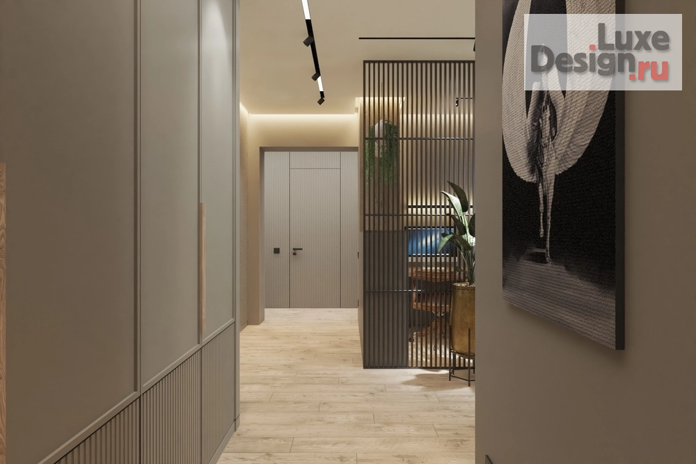 Дизайн интерьера квартиры студии "Квартира-студия в новостройке для молодой семьи" (фото 6)