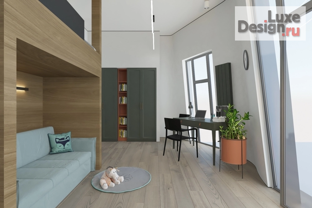 Дизайн интерьера частного дома "Частный дом, перепланированный из квартиры (140 кв.м.)" (фото 29)