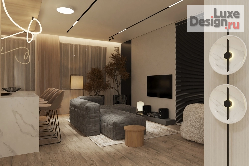 Дизайн интерьера квартиры студии "Квартира для молодой девушки в ЖК "Main street"" (фото 9)