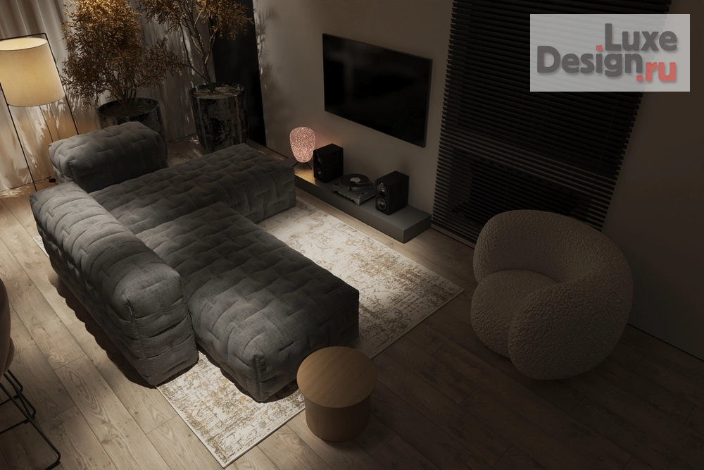 Дизайн интерьера квартиры студии "Квартира для молодой девушки в ЖК "Main street"" (фото 2)