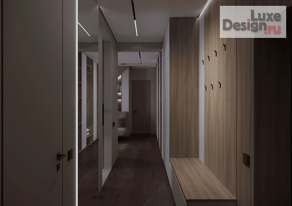 Дизайн интерьера двухкомнатной квартиры "Проект первого яруса квартиры для холостяка" (фото 11)